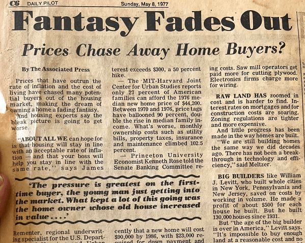 newspaper article clipping