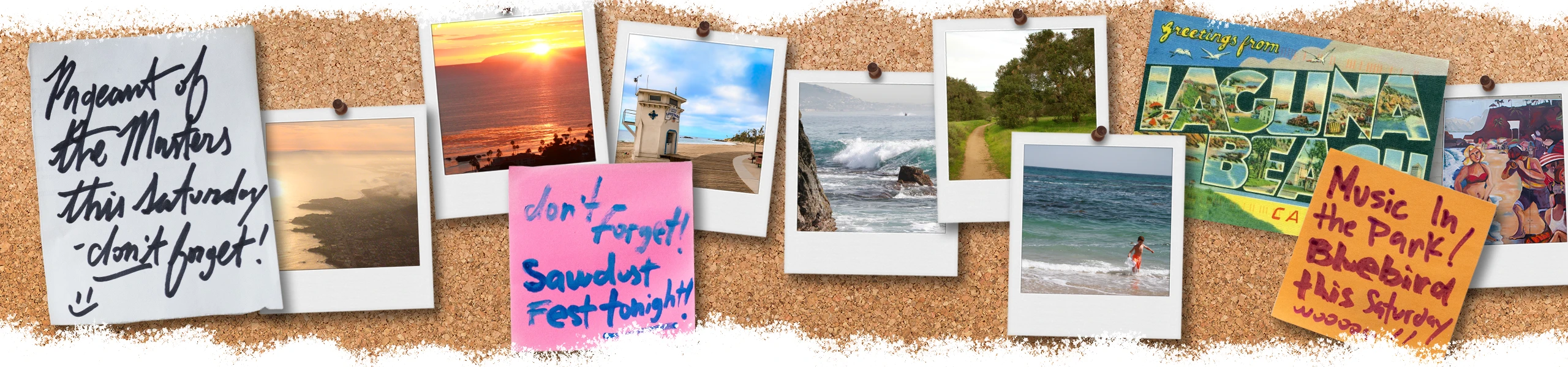 Collage of Laguna Beach photos