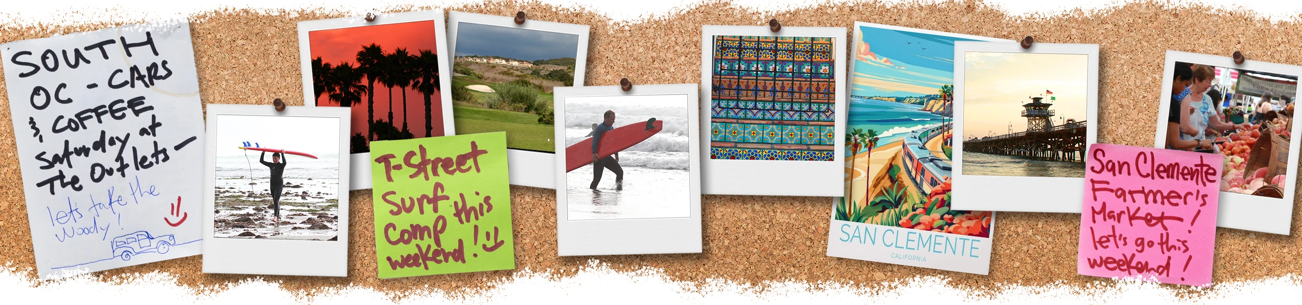 Collage of San Clemente